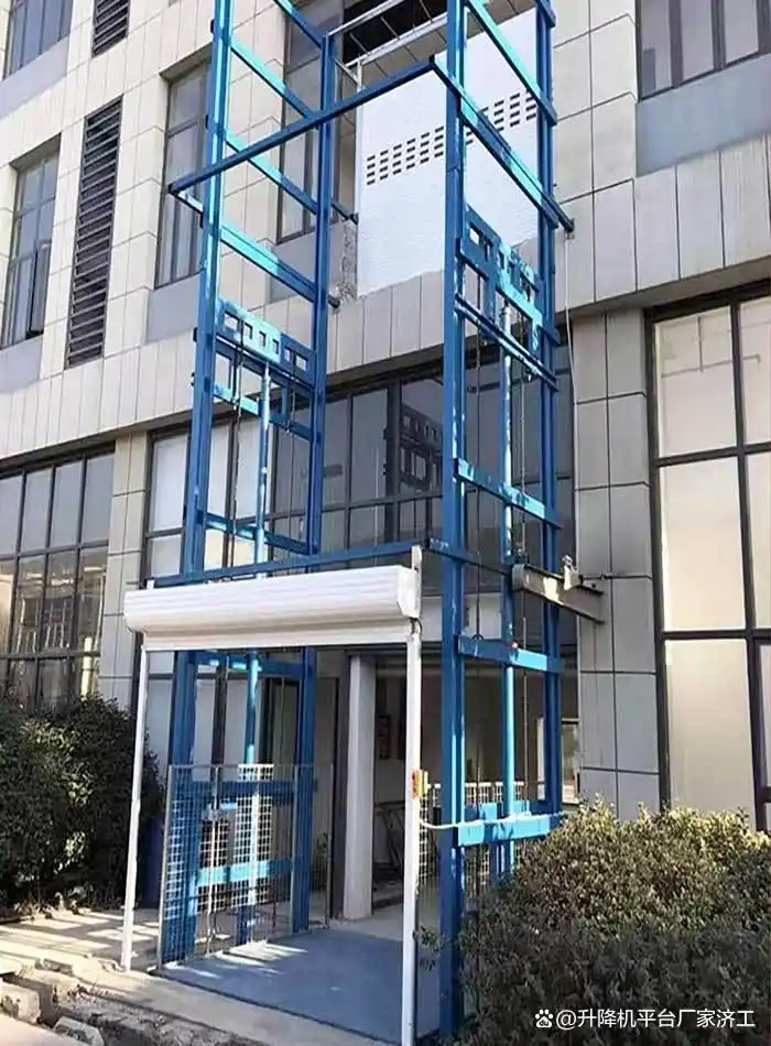 仓库用升降货梯_升降货梯的钢丝如何更换_仓储物流垂直运输设备