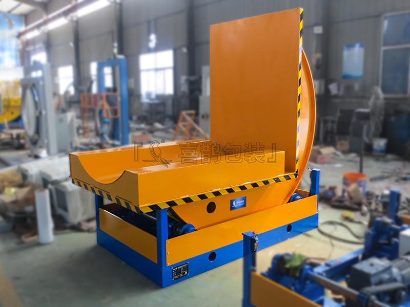 90度翻转机_90度机械翻转机 纸卷布卷钢卷翻转设备 造纸纺织钢铁塑料行业物料翻转